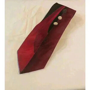 Croft&Barrow Red tie 100% silk